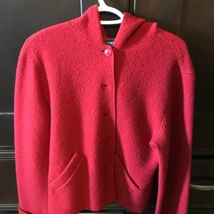 Wool hoodie